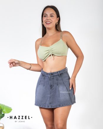 Faldashort con pliegues